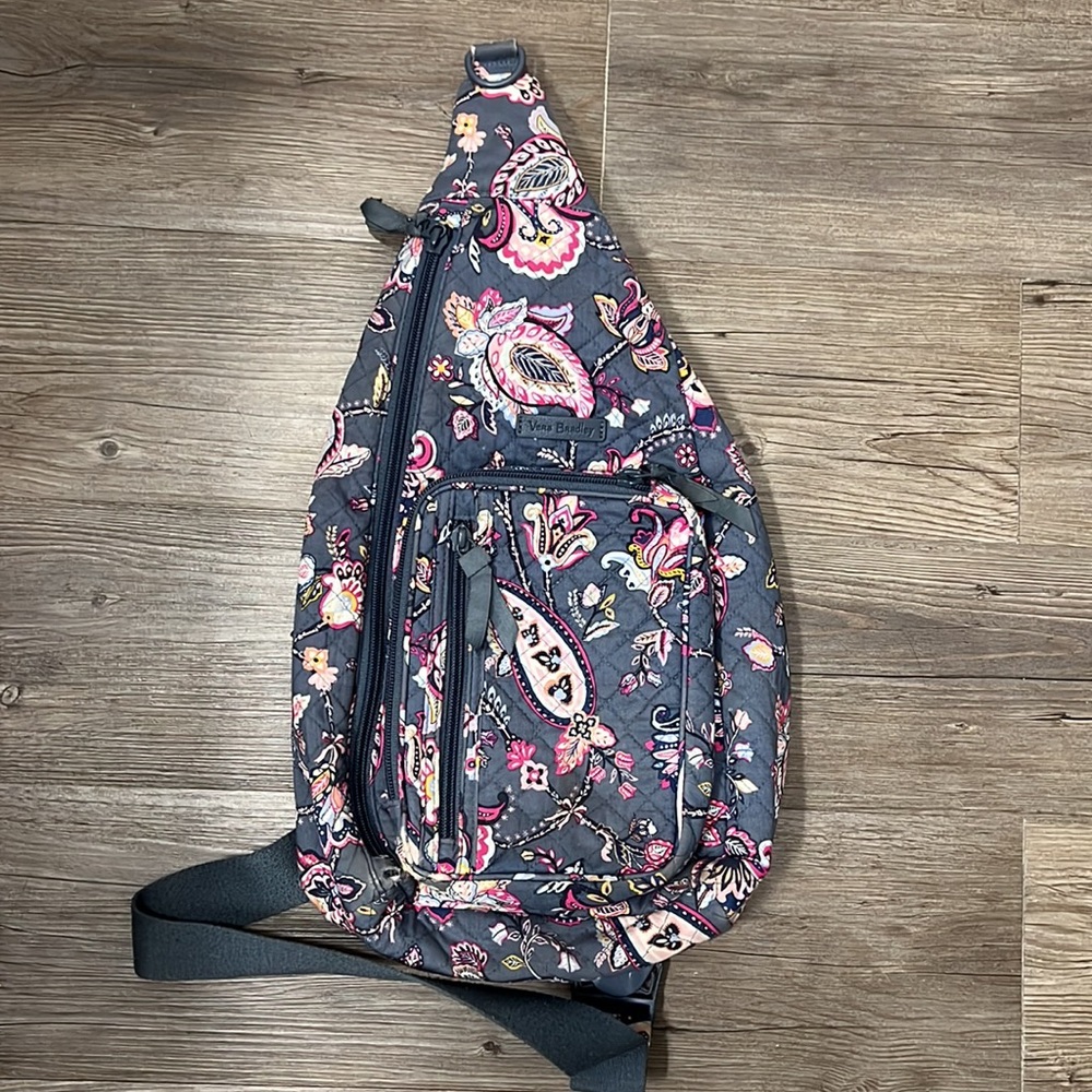 Vera Bradley Felicity Paisley Sling Backpack Gem